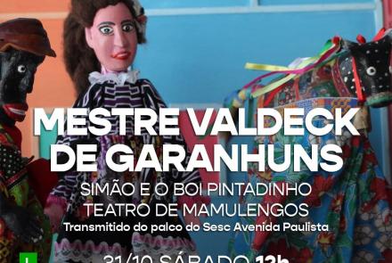 Live: Simão e o Boi Pintadinho com Mestre Valdeck de Garanhuns #EmCasaComSesc