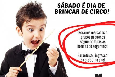 Sábado é dia de Brincar de Circo - Museu dos Brinquedos