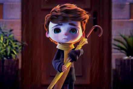 Exibição do curta-metragem "Umbrella"