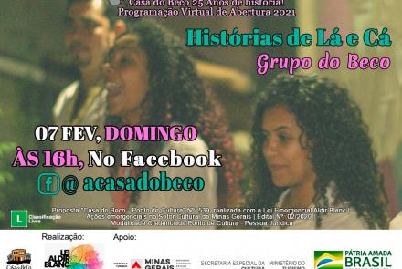 Contação de Histórias: "Histórias de Lá e Cá"