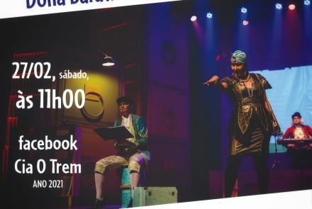 Espetáculo Online "A nova estória da Dona Baratinha”