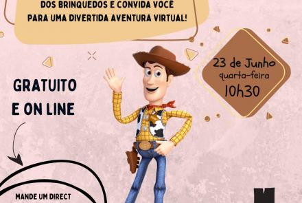 "Woody, do Toy Story" - Museu dos Brinquedos
