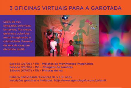 ABRAHAM PALATNIK, A REINVENÇÃO DA PINTURA - "3 oficinas virtuais para a garotada"