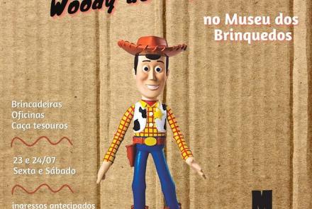  Woody, do Toy Story - Museu dos Brinquedos