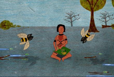 Cena do curta-metragem “Konãgxeka - O Dilúvio Maxakali” (MG)