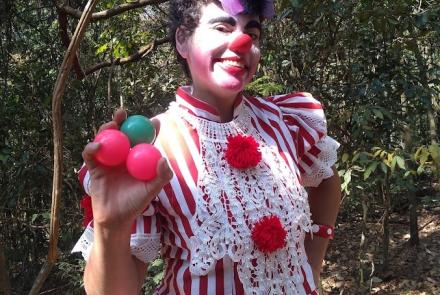 Oficina de Malabares com Palhaça Lamparina - Memorial Vale