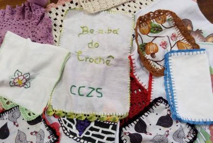 Beabá crochê no Centro Cultural Zilah Spósito