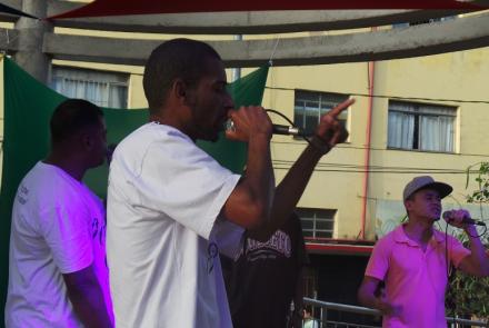 Atividade Hip-hop com Vida no Centro Cultural São Geraldo