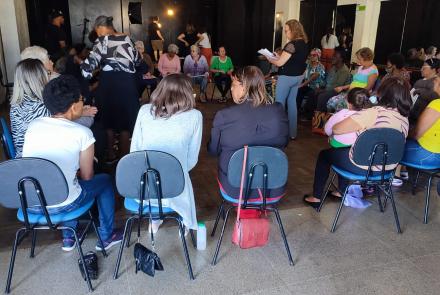 Encontro Rede Longevidade atividade do Centro Cultural Alto Vera Cruz