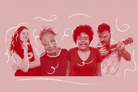 Cartaz de Divulgação do espetáculo A Menina Cientista e o Mistério do Urro