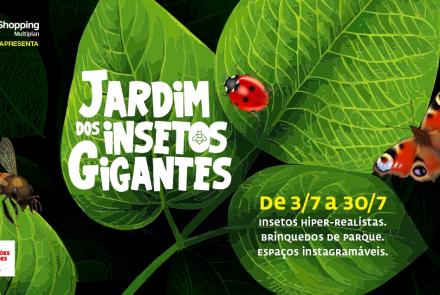 Exposição Jardim dos Insetos Gigantes