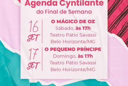 Espetáculos Cyntilante Produções no Pátio Savassi 