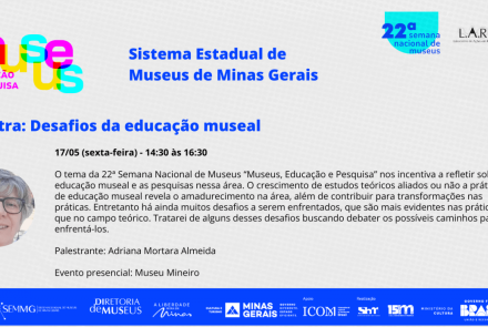 Palestra: Desafios da Educação Museal