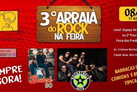 3º Arraiá do Rock na Feira