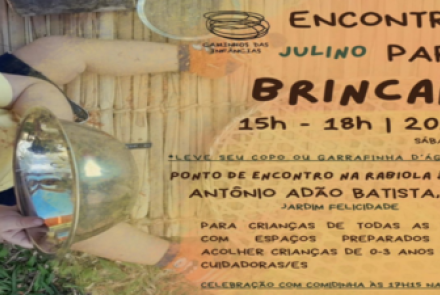 Encontro para Brincar - Rabiola - Banner