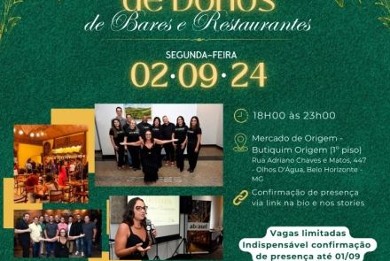 9⁰ Encontro de Donos de Bares e Restaurantes da Abrasel em Minas Gerais