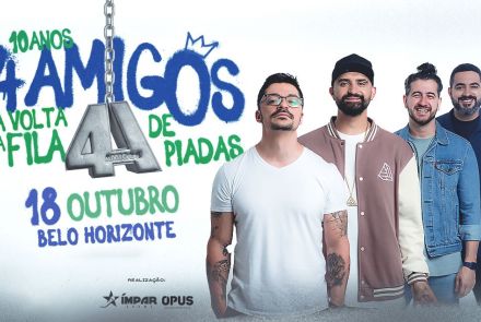 Espetáculo: A volta da fila de piadas - 4Amigos