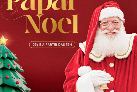 Chegada do Papai Noel - Shopping Del Rey