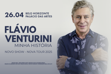 Show: Flávio Venturini “Minha História” 