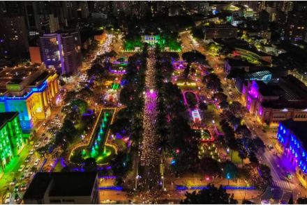 Luzes Praça da Liberdade