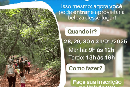 Trilha do Bambuzal na Estação Ecológica da UFMG