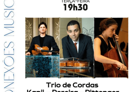 Concerto: "Trio de Cordas — Kanji, Pereira e Pittenger