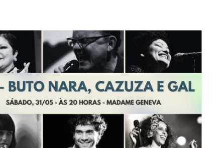 Show: Sala de Madame recebe "O Tributo Nara Cazuza Gal"