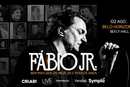 Show: Fábio Jr. "Bem mais que os meus 20 e poucos anos"
