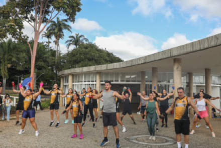 Atividade de Bem-estar do projeto Museus Pampulha