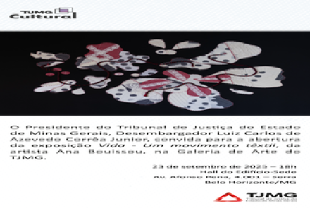 Exposição: Vida - Um movimento têxtil, da artista Ana Bouissou