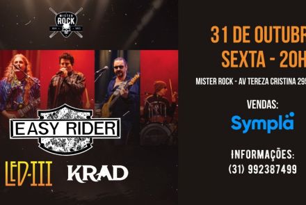 Show de despedida do Easy Rider + Led 3 e Krad
