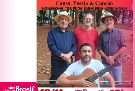 Show: 3 de Minas + Um "Causo, Poeisa e Canção"
