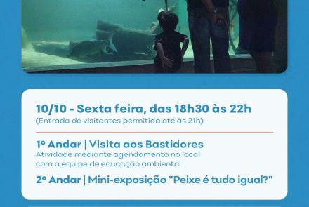 Visita Noturna ao Aquário