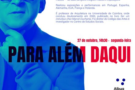 Palestra: “Para além daqui” – António Olaio
