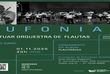 Show: Eufonias | Flutuar Orquestra de Flautas com David Ganc