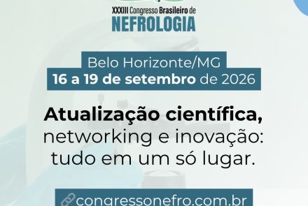 XXXIII Congresso Brasileiro de Nefrologia 2026