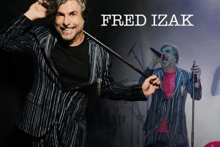 Cartaz para show do artista Fred Izak no dia 14 de novembro na CasaTalma. Informa que é um evento fechado ao público."