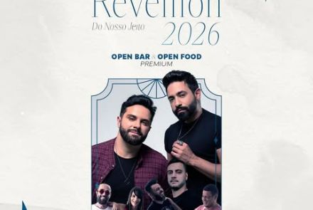 Imagem com o nome do evento e oito pessoas em destaque, nas quais iram fazer um apresentação