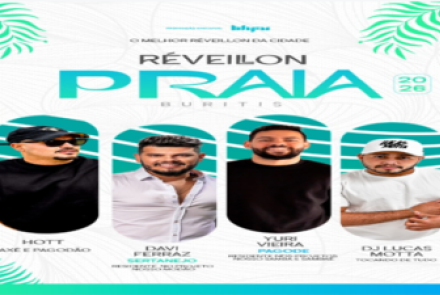 Imagem ilustrativa do Réveillon Praia Buritis