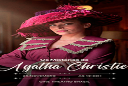 Imagem do cartaz Espetáculo: Os Mistérios de Agatha Christie