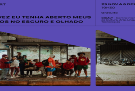 imagem do Espetáculo: Talvez eu tenha aberto meus olhos no escuro e olhado