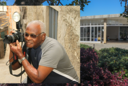 Mesa de conversa na Casa do Baile