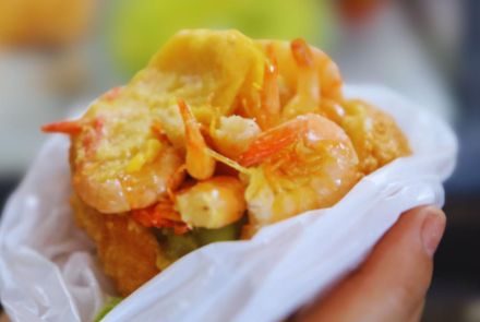 Poster Festival do Camarão com MPB e Jazz - Fotografia de Acarajé