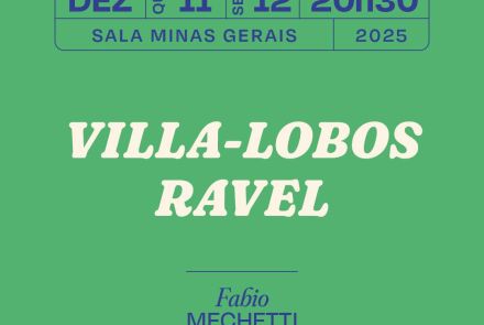 Flyer de divulgação com fundo verde, texto informa o evento.