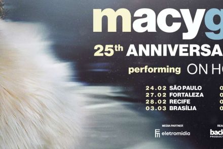 Cartaz divulgação da turne da artista 