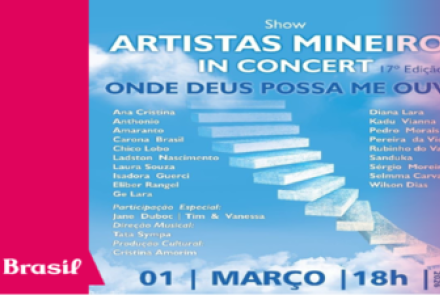 imagem do cartez de divulgação do show Onde Deus Possa me ouvir 