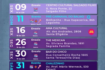 bloco de carnaval