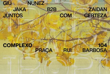 Flyer de divulgação do evento com line up