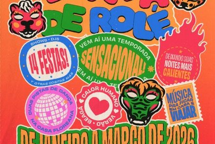 Cartaz oficial ilustrativo de divulgação do evento Sensa de Rolé 2026 