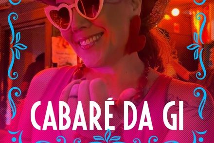 Cartaz de divulgação do evento Cabaré da Gi